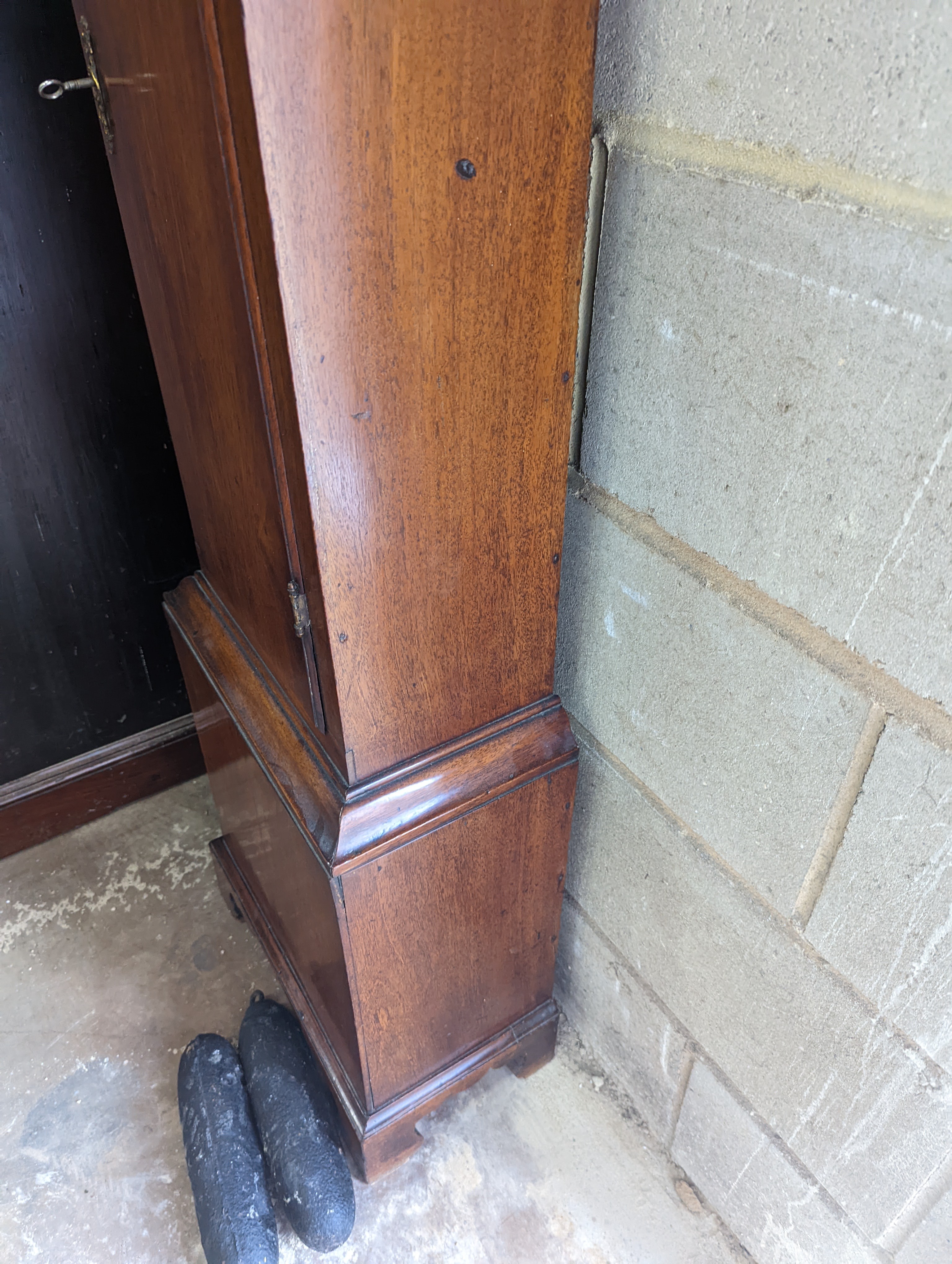 A George III mahogany 8 day longcase clock, marked John Masters, height 196cm